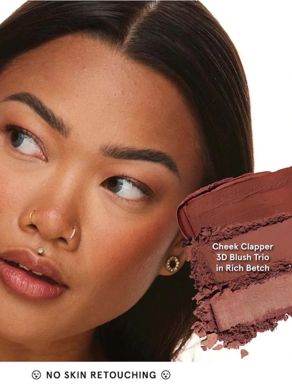 NEW ONE/SIZE by Patrick Starrr Cheek Clapper 3D Blush Trio Palette